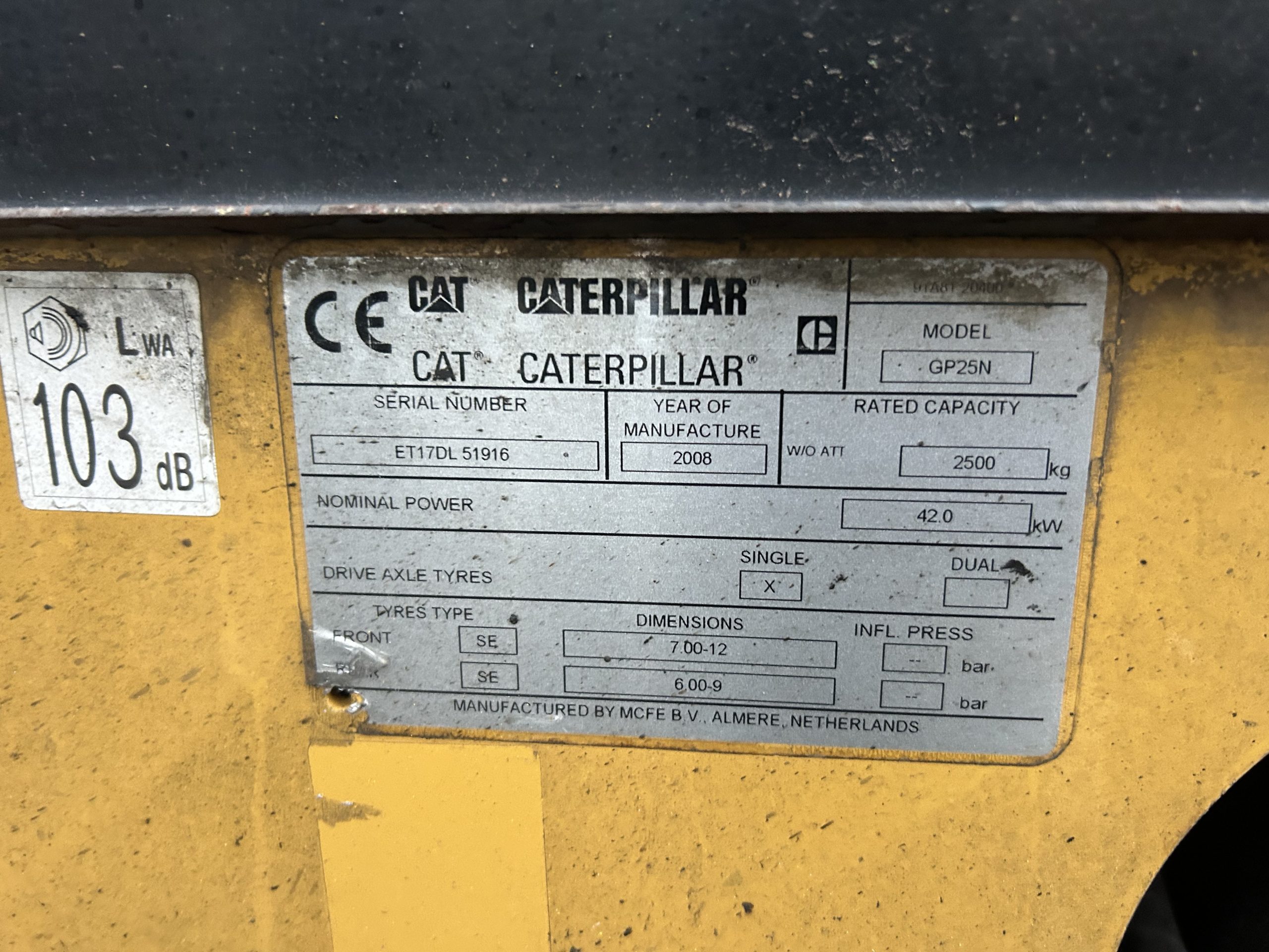 BM00207 | CATERPILLAR GP25N - Image 8