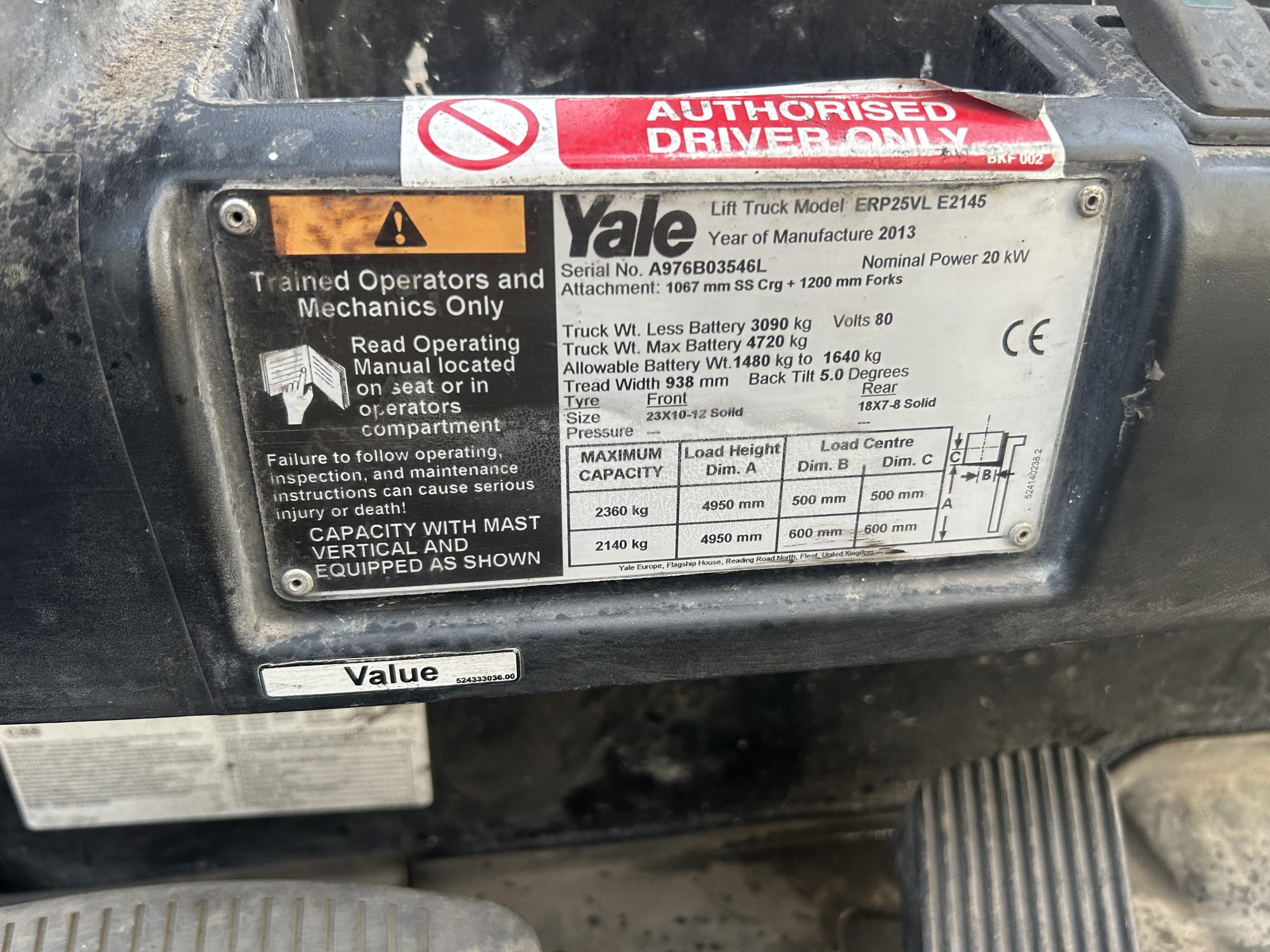 BM00202 | YALE ERP25VL - Image 10