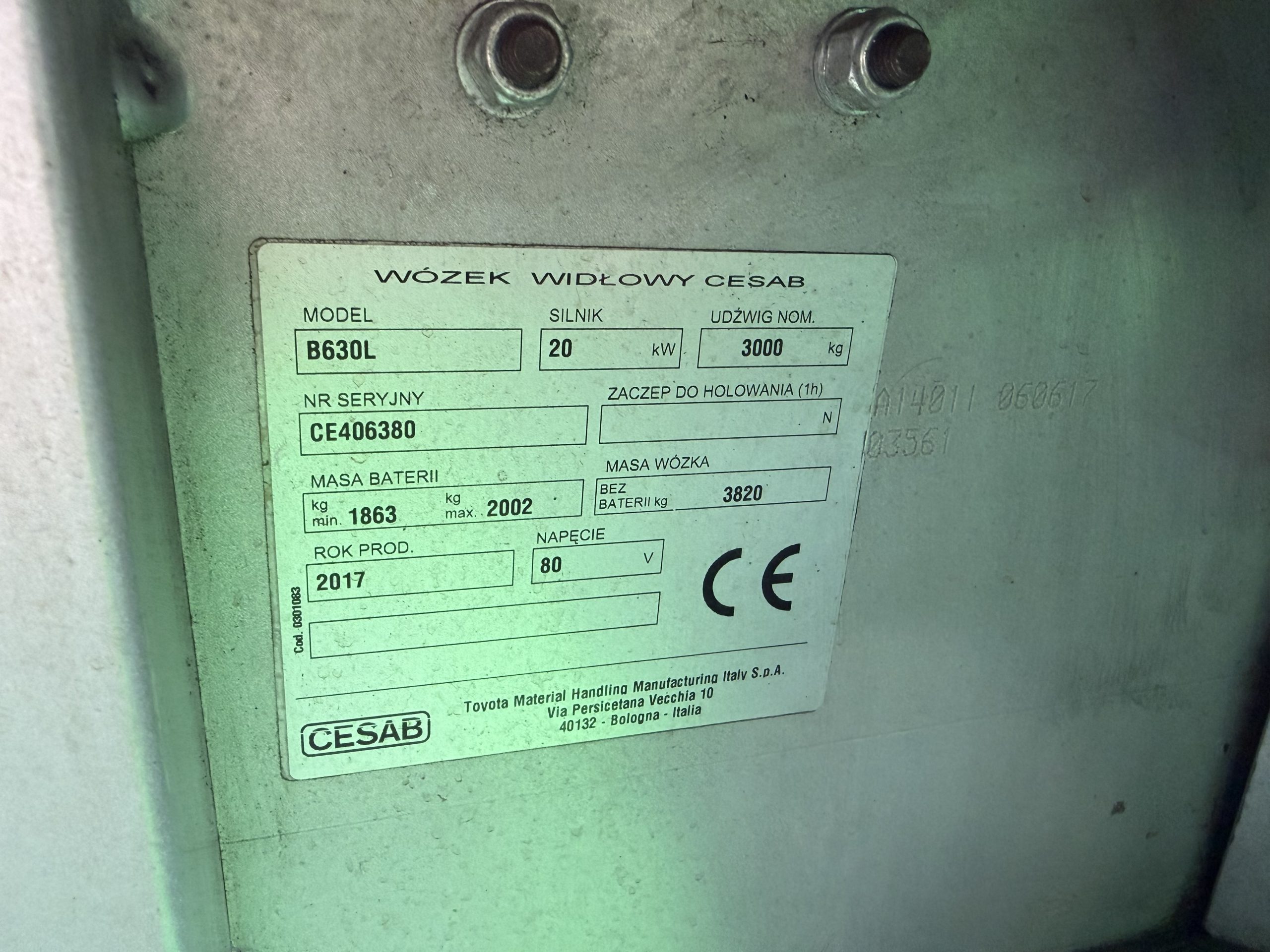 BM00242 | CESAB B630L - Image 12